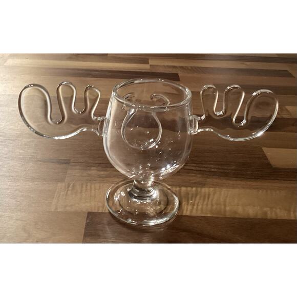 Warner Bros BULLWINKLE MOOSE Glass Clear Cup Mug - Picture 7 of 9